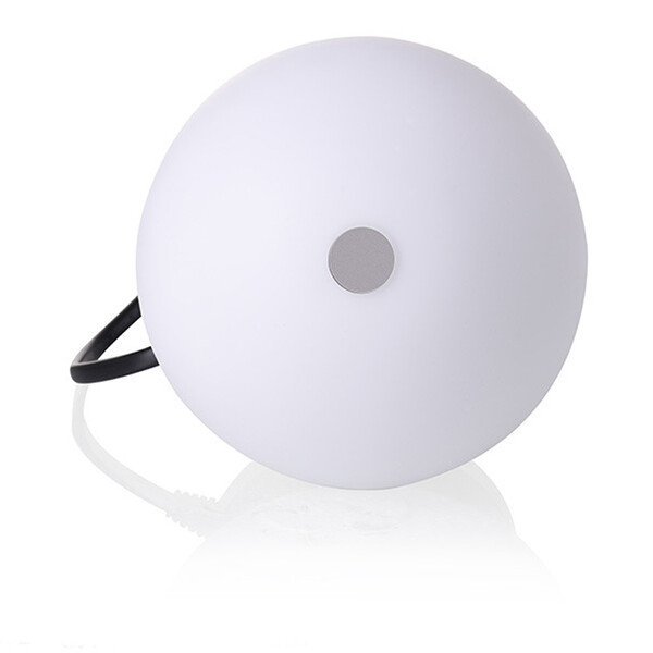 SoftTouch LED-Tischlampe in Silber/wei mit 6 USB-Steckpltzen