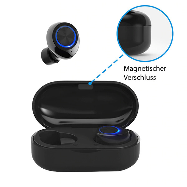 Bluetooth In Ear Kopfhrer mit portabler Ladebox